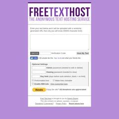 free text host raw.